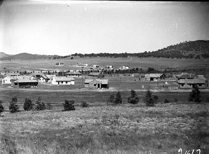 Cottages in Barton and Kingston area - Mount Mugga in background