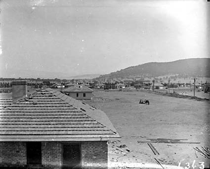 East Block and Parliament House under construction
