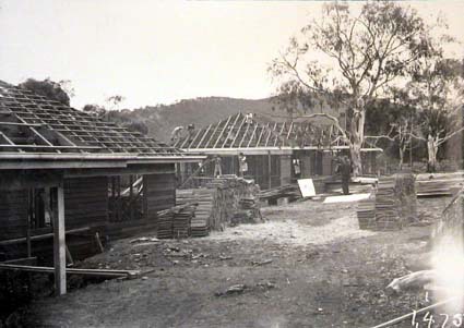 Acton Houses,  under construction