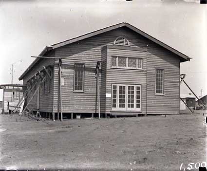Causeway Hall, under construction