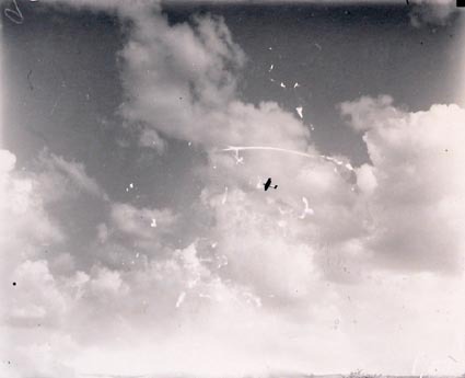 De Havilland DH9 aeroplane in flight