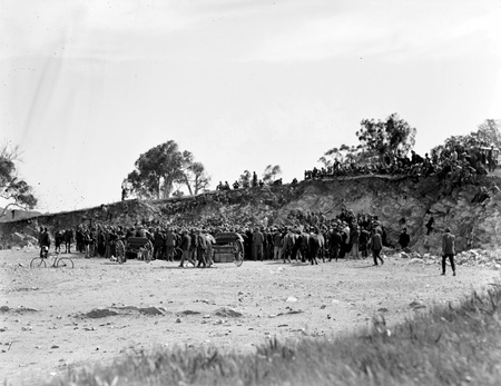 Stop work meeting held in quarry on Capital Hill