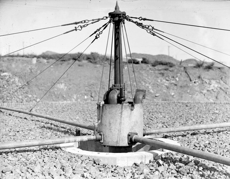 Weston Creek Sewerage Treatment Works - Distributor for sewerage on the trickle filters