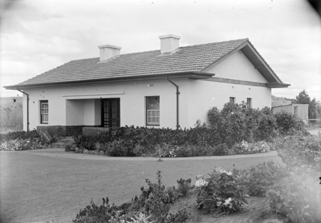 House with a well developed garden.