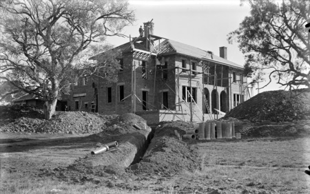 Prime Minister's Lodge, Adelaide Avenue, Deakin, under construction, from south east.