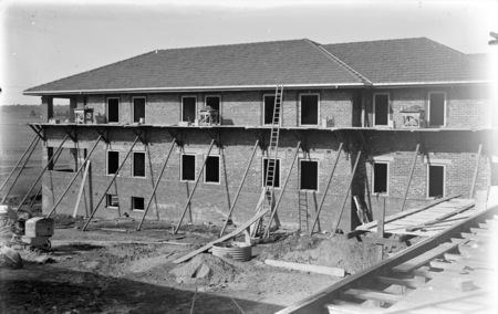 Hotel Acton, Edinburgh Avenue, Acton, under construction, looking south east.