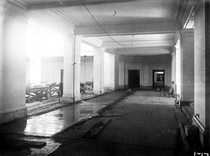 Parliament House Kings Hall, under construction
