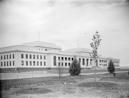 Parliament House frontage from north east.