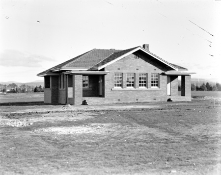 FCC (Federal Capital Commission) cottage, type 22 J2 under construction at 48 Girrahween Gardens, Braddon.