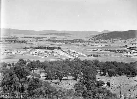 View from Mount Ainslie over Reid and Civic Centre.