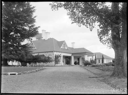 State Entrance of Government House, Governor General's Residence, Yarralumla.