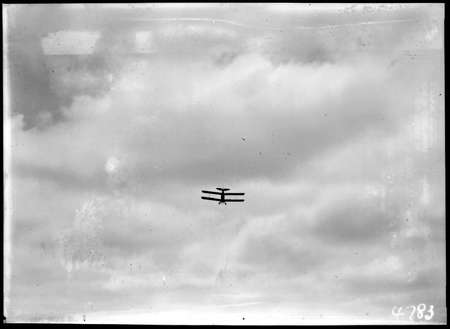 Aeroplane in flight.