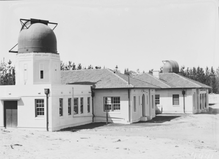 Mt. Stromlo Observatory. Solar tower, astronomers offices, six inch Farnham telescope on right.