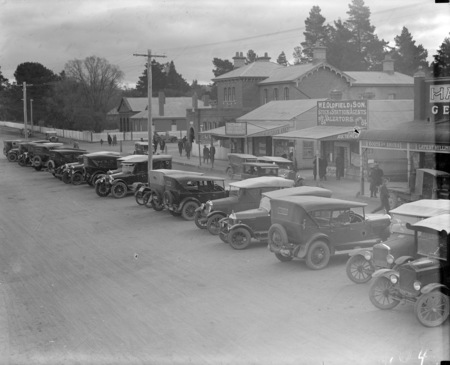 Right hand side of Monaro Street, Queanbeyan, looking south.