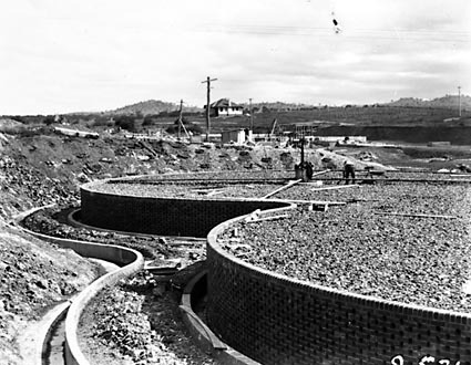 Weston Creek Sewerage treatment works - Trickling filters