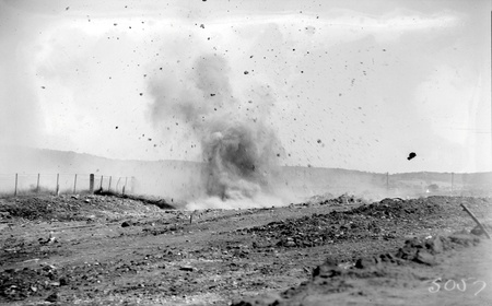 Blasting for road  construction