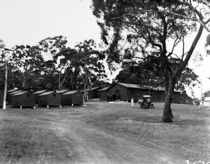 Red Hill construction camp for sewerage workers