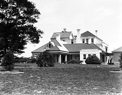 Government House - State entrance and porte cochere, Residence of the Governor General, Yarralumla