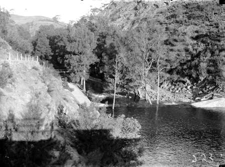 Cotter River below the dam wall.