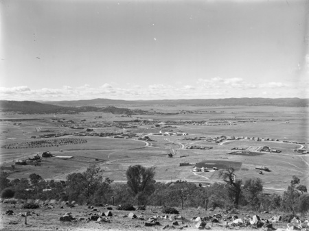 View from Red Hill over Manuka and Kingston to Duntroon