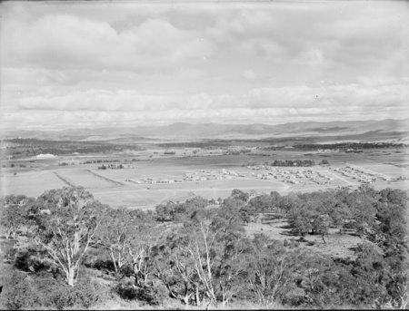 Reid from Mt Ainslie. Brindabellas on the horizon