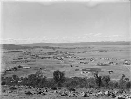View from Red Hill over Manuka and Kingston to Duntroon