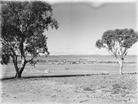 Kingston and Barton areas from Capital Hill showing Dias from Royal Review in York Park