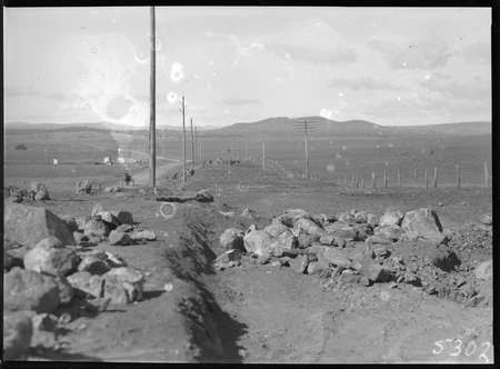 Roadworks - possibly Queanbeyan Road.