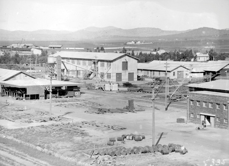 Kingston industrial area with Sawmill and Joinery Shop in the centre