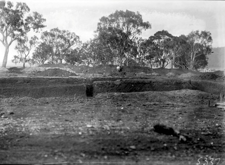Unknown excavation and building site