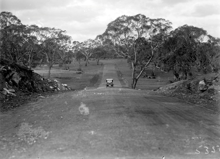 Unidentified road under construction