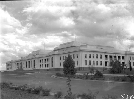 Parliament House. Queen Victoria Terrace from north west