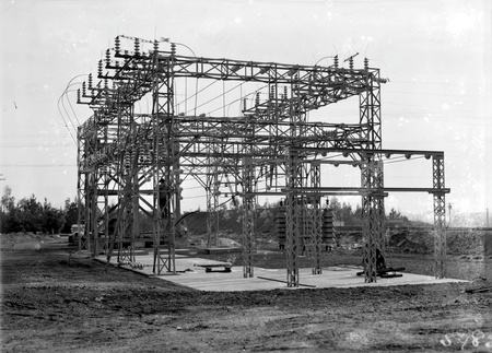 Electricity Transmission Switch Yard at the Kingston Power Station