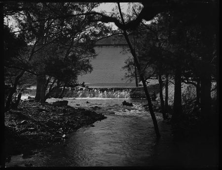 Cotter River - Dam wall and spillway.