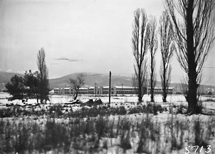 Record fall of snow - Sydney and Melbourne Buildings,  Civic Centre