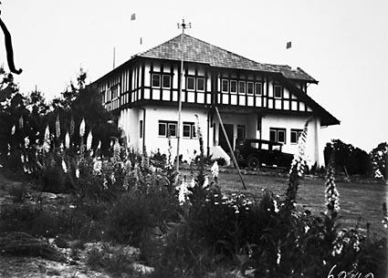 Gardens and residence, Westridge House, of  the Head of  the Australian Forestry School, Banks Street, Yarralumla