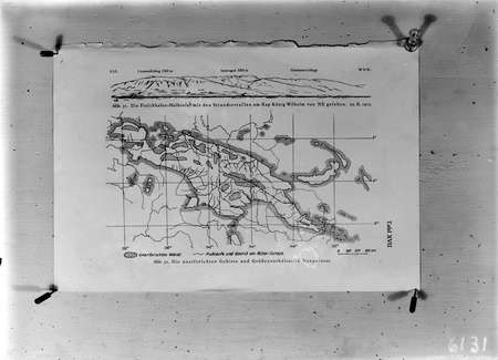 Copy of maps of New Guinea,[In German]