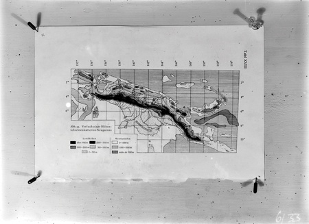 Copy of maps of New Guinea,[In German]