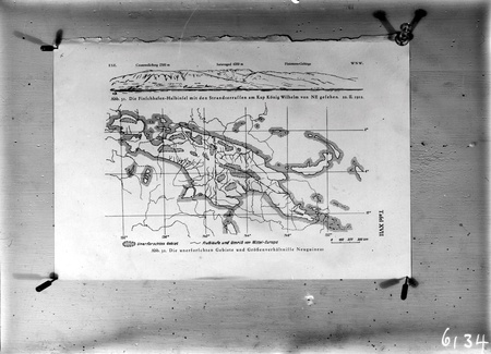 Copy of maps of New Guinea,[In German]