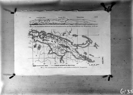 Copy of maps of New Guinea,[In German]