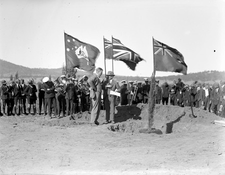 Visit to Canberra by Young Australia League boys from Western Australia .Tree planting ceremonies