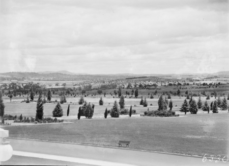 View to north from Parliament House.