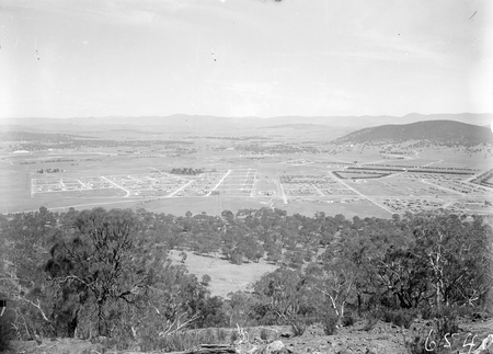 Reid, Braddon and Civic Centre from Mt Ainslie.