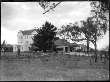 Government House, Yarralumla, Residence of the Govenor General, from south east.