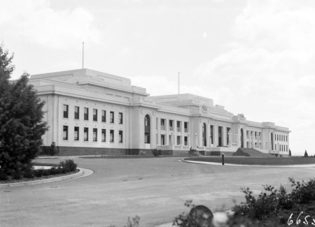 Front of Parliament House from the east.