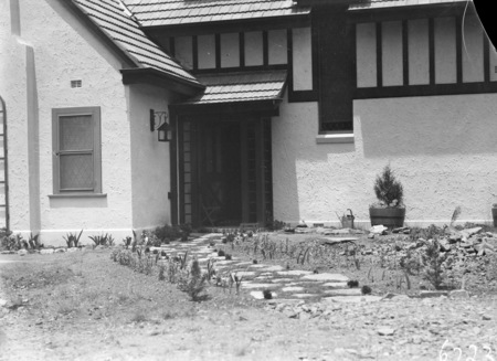 Front entrance of George Roman's house, Mugga Way, Red Hill. He was Chief Hansard Officer, Parliament House.