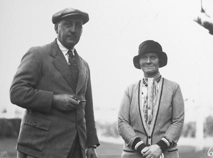 Canberra Golf Course   Unknown lady and gentleman