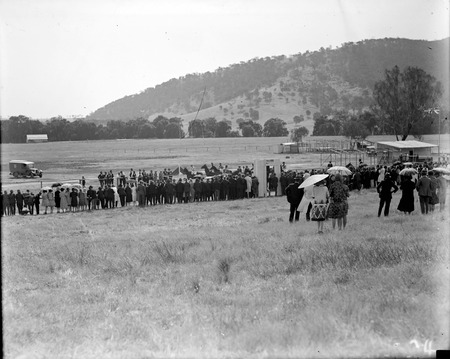 Race meeting ,Acton Racecourse, some of the race goers