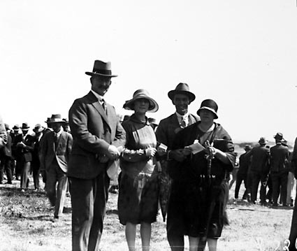 Race meeting,some of the punters
