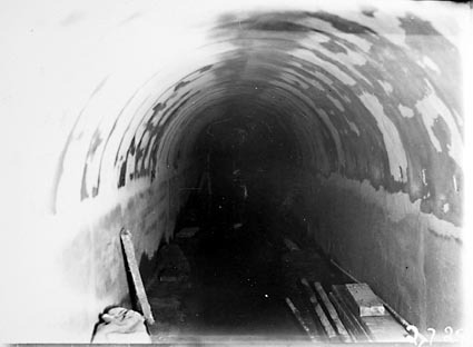 Sewerage tunnel under the Molonglo River